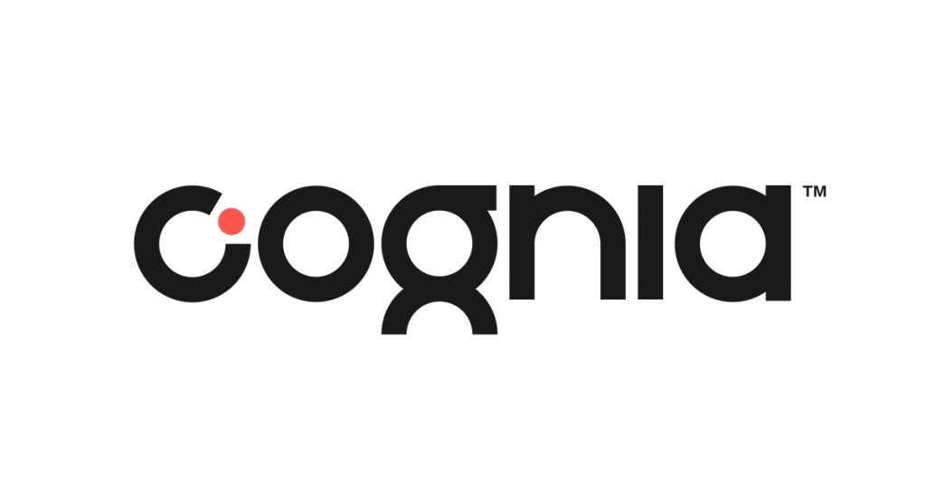 Cognia logo with a red dot.