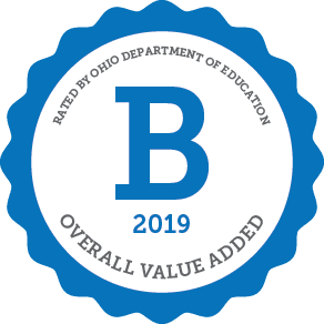 Seal with a large 'B' for overall value added rating.