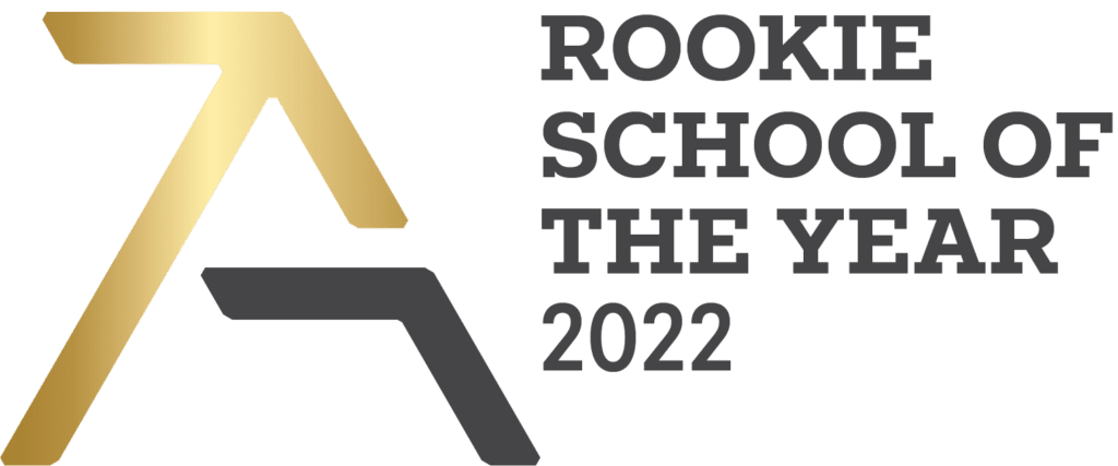Rookie School of the Year 2022 award logo.